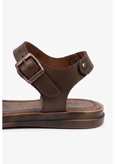 Giamgia Store Giamgia Kahverengi Kadın Düz Taban Bilekten Ayarlamalı Klasik Sandalet-2410 Giamgia Store Giamgia Kahverengi Kadın Düz Taban Bilekten Ayarlamalı Klasik Sandalet-2410