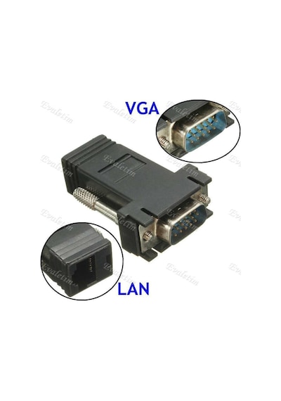 30 Metre Rj45 Vga Ekleme Ek Uzatıcı Cat5E 6 5059P Monitör Kablos