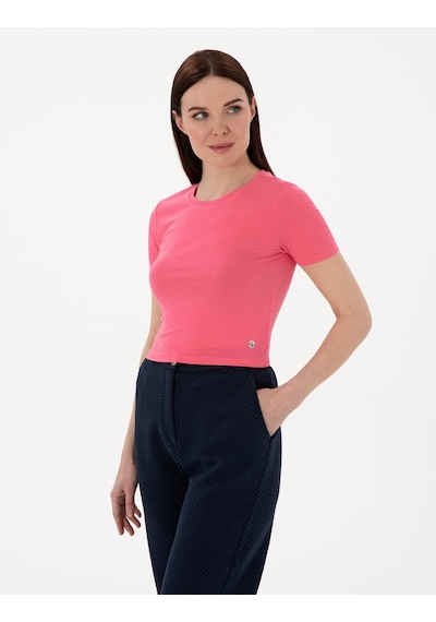 Pierre Cardin Kadın Pembe Tişört 50306945-vr041 Pembe