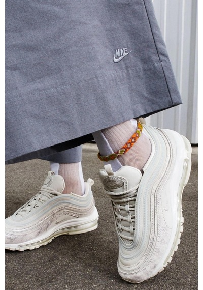 Nike Air Max 97 Reflector Leather Sneaker Hakiki Deri Reflektörlü Günlük Spor Ayakkabı Gri
