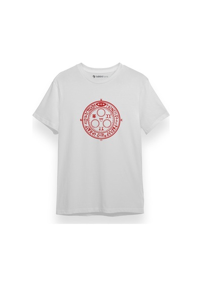 The Halo Of The Sun Essential Beyaz Kısa Kol Erkek Tshirt 001