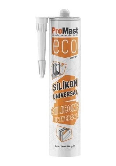 280 Gr Promast Pms 150 Ecosil Genel Amaçlı Silikon Beyaz