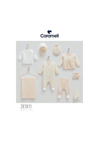 Caramell Barbosa Tiny Lace 10'lu Hastane Çıkışı 56-62cm Zk1911 Bej
