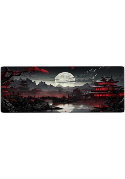 Gaming Oyuncu Xl Mouse Pad Kaydırmaz Dikişli 80 30 Cm Mousepad 36