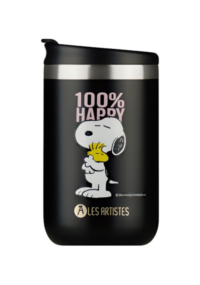 Les Artistes Paris Isı Yalıtımlı Çelik Termos Mug 350ml Happy Snoopy Çok Renkli