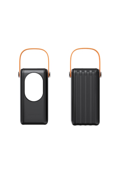 Cepini Cp-05 50.000mah 22.5w Süper Hızlı Şarj Powerbank - Dahili 4 Kablolu Ve Dev Led Aydınlatmalı Siyah