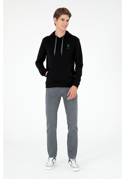 U.s. Polo Assn. Erkek Siyah Sweatshirt 50289059-vr046 Siyah