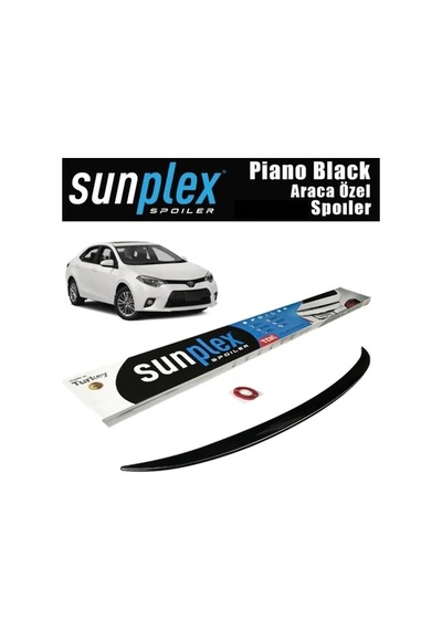 Spoiler Parlak Siyah Corolla 2013 2017 2025101 Sunplex