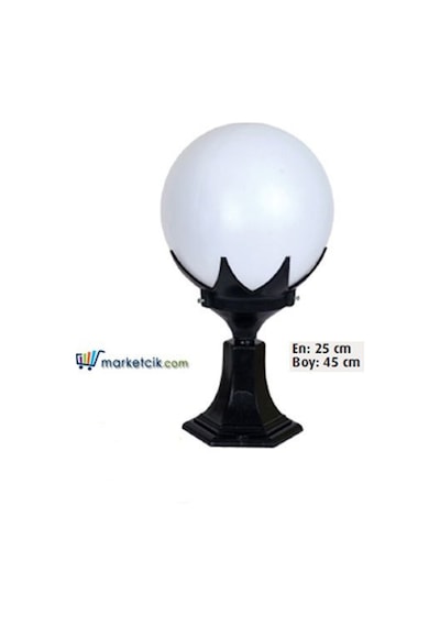 40X25 25 Lik Yapraklı Glop Model Set Üstü Park Bahçe Aydınlatma (543895646) Diğer