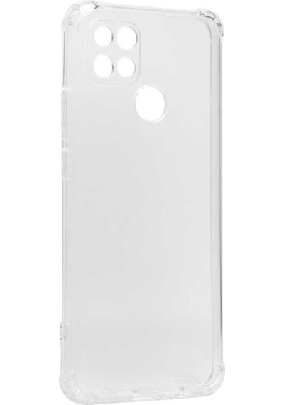 Oppo A15 Kılıf Zore Kamera Korumalı Nitro Anti Shock Silikon Renksiz