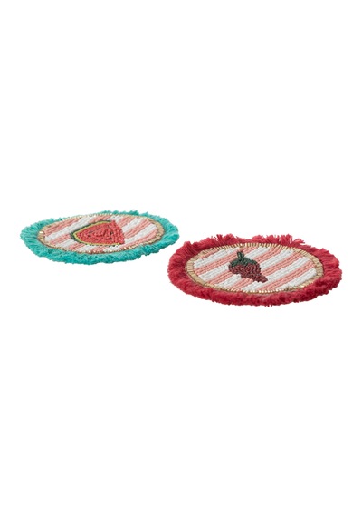Mudo Home Chıllı&watermelon Bardak Altlığı 2 Li Diğer