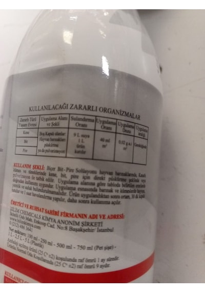Biçer 500 Ml - Bit-pire-kene Spreyi Profesyonel Çözüm