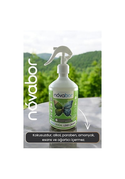 Novabor Özel Doğal Leke Çıkarıcı Sprey 500 ML