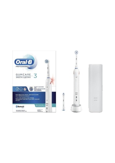 Gumcare 3 Smart Şarj Edilebilir Diş Fırçası, Bluetooth, Beyaz
