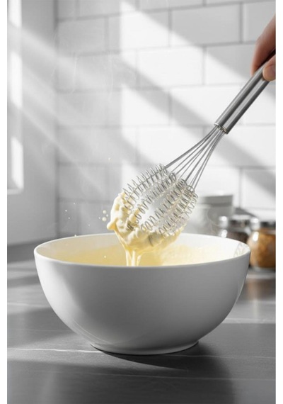 Mien Metal Çırpıcı Seti Pasta Kek Çırpma Teli Tırtıklı Model Metal Diğer