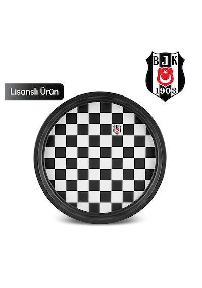 Karaca X Taraftar Lisanslı Metal Tepsi 34 Cm Siyah