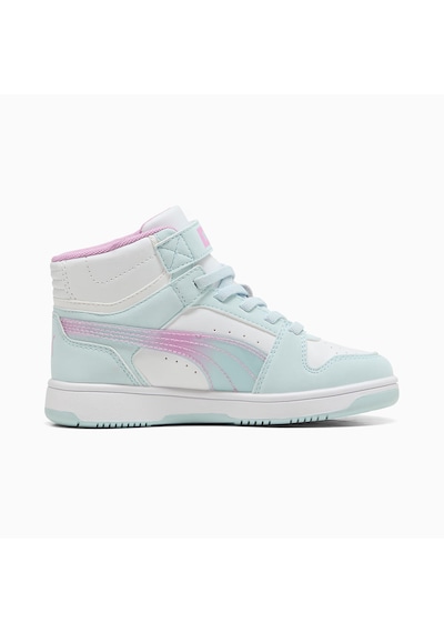 Puma Rebound Slam Mıd Faded Glow Çocuk Ayakkabısı Çok Renkli