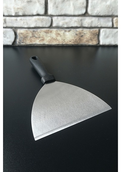 Bakalit Saplı Çelik Spatula-hamur Kesici-kazıyıcı-çevirici-24 Cm-büyük Boy