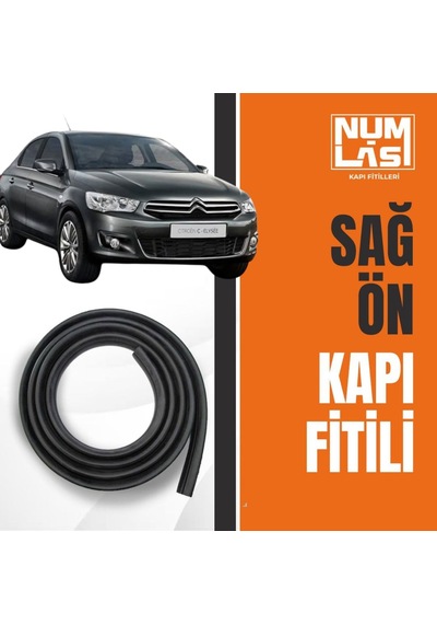 Citroen C-elysee Sağ Ön Kapı Fitili-a Kalite-numlas-nm3449