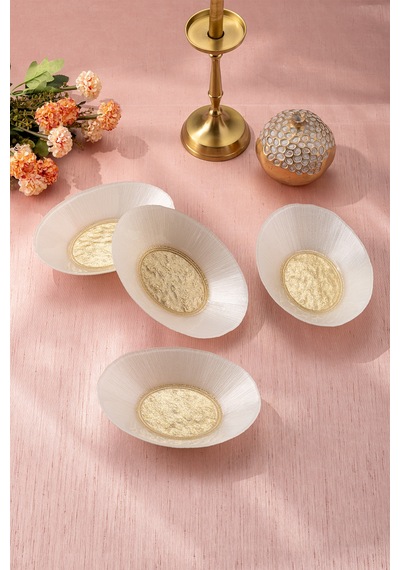 Emsan Golden 4 Parça Cam Gondol 21 Cm Gold