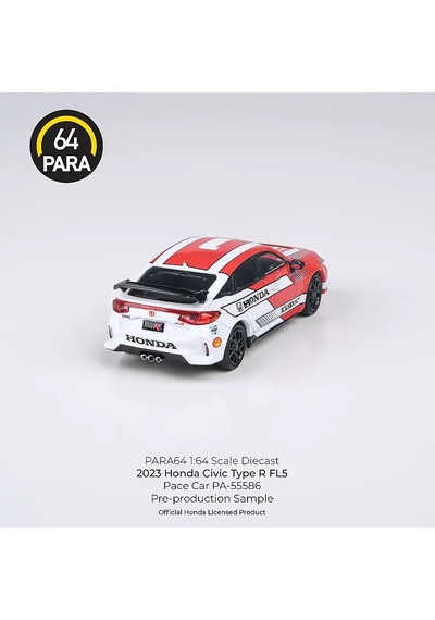 Para64 Honda 2023 Civic Type R Fl5 Red Pacecar Pa-55586 Çok Renkli