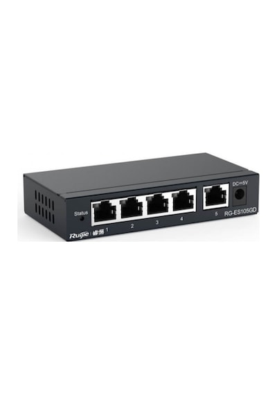 Ruijie Reyee RG-ES105GD 5 Port Metal Kasa Gigabit Switch