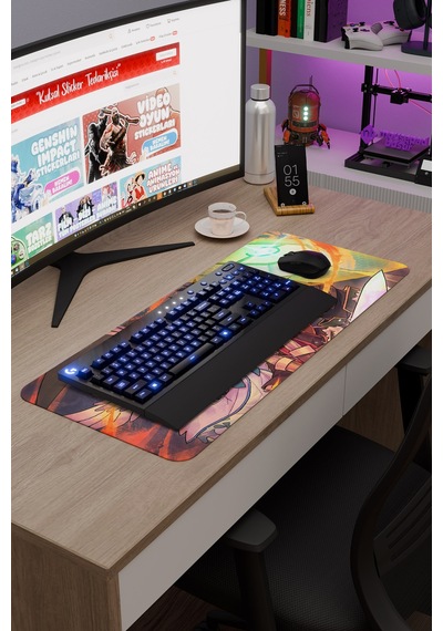 The Rising Of The Shield Hero Dikişli Kauçuk Oyuncu Mousepad V4 - 70x30 Xl Gaming Mouse Pad