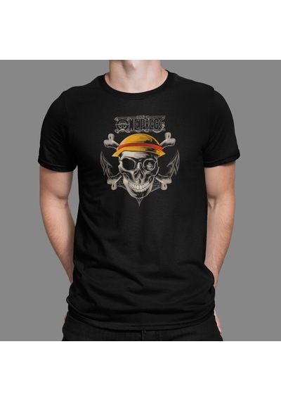 Anime One Piece Tshirt Bisiklet Yaka (551814005)
