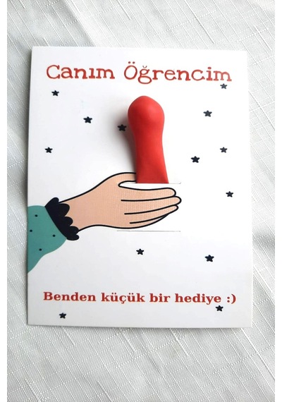 Balonlu Hediye Kartı 10 Adet - Kuşe Kartlı Okul Hediyesi