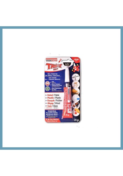 Bezos 20gr Tamir-et Güçlü Yapıştırıcı 1 Adet Mbt06 Çok Renkli