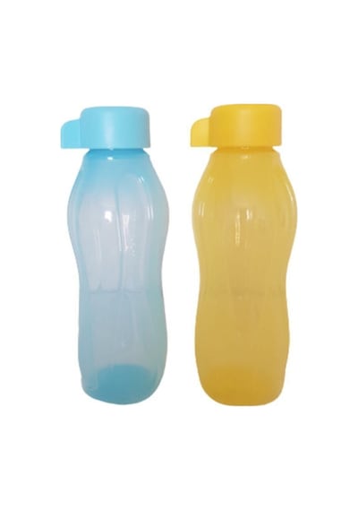 Çocuk Şişe Suluk 310 Ml 2 Li Mor/mavi Gönderilecektir Sarı-mavi