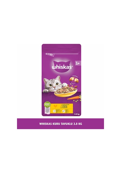Whiskas Tavuklu Yetişkin Kedi Maması 3800 G