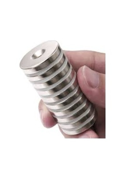 Çap:30 Mm, Delik Çapı:10,5\5 Kalınlık:5 Mm Havşa Mıknatıs- 5 Adet