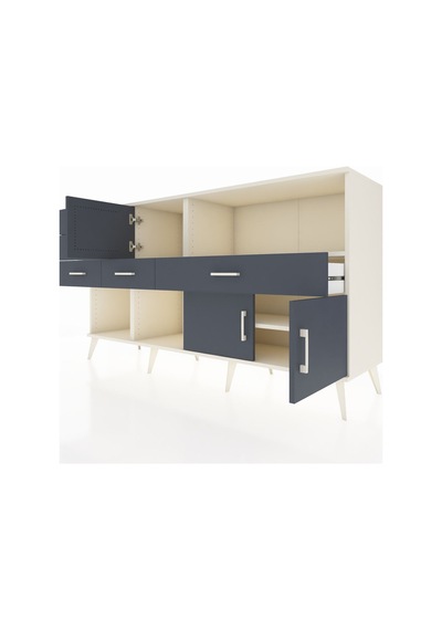 Kronos Konsol 2 Raflı 5 Çekmeceli 3 Kapaklı 176x59x99 Aytaşı-antr Aytaşı-antrasit Kronos Konsol 2 Raflı 5 Çekmeceli 3 Kapaklı 176x59x99 Aytaşı-antr Aytaşı-antrasit