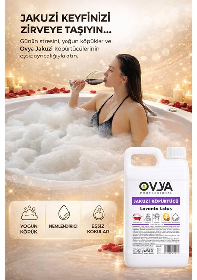 Konsantre Jakuzi Köpürtücü Banyo Köpüğü Lavanta Lotus Diğer