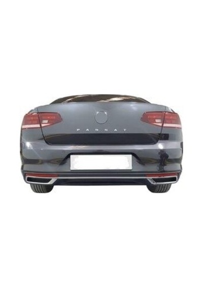 Vw Passat B8.5 Egzoz Çıkışı 3 Prç Krom 2019 ve Sonrası