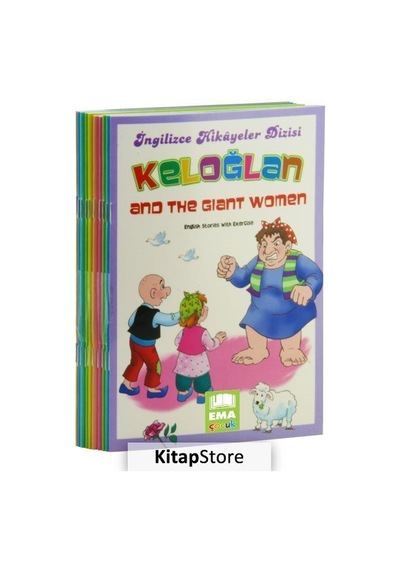 Keloğlan Stories-İngilizce Hikayeler Seti-10 Kitap Takım- Ema Genç