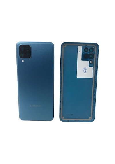 Kdr Samsung Uyumlu Galaxy A12 A125 Kasa Pil Kapağı Mavi