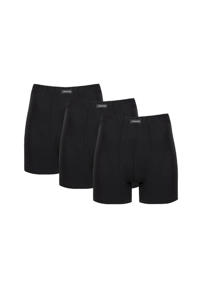 Thermoform Bambu Erkek Şort Siyah 3'Lü Paket