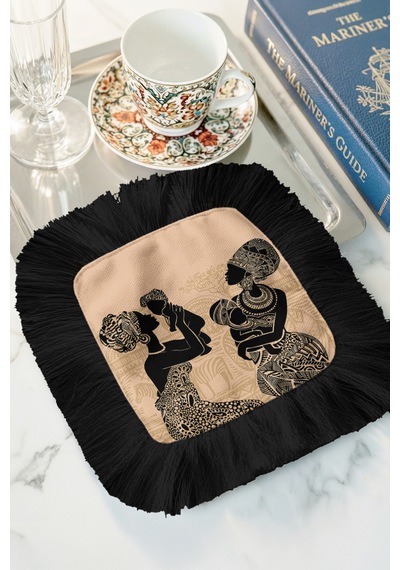 Afrika Esintili Zarif Sanat Saçaklı Sunum Peçetesi - Etnik Şıklık Modern Siyah Bardak Altlığı Mendil Sedefli Deniz Lacivert Afrika Esintili Zarif Sanat Saçaklı Sunum Peçetesi - Etnik Şıklık Modern Siyah Bardak Altlığı Mendil Sedefli Deniz Lacivert