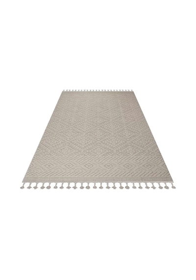 Otantik Modern Salon Ve Oturma Odası Halısı - Krem Bej Krem