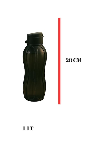 Suluk & Su Şişesi & Sporcu Matara Füme 1 Lt