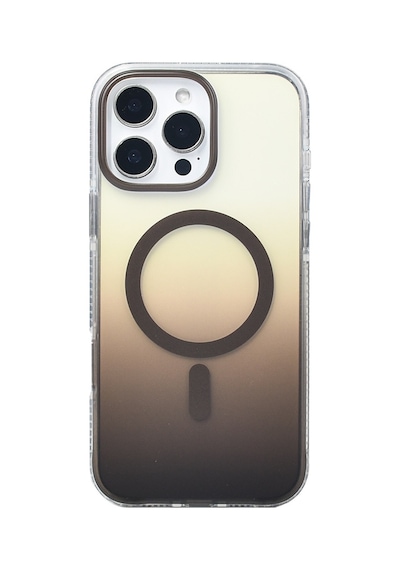 Zore İphone 16 Pro Max Kılıf M-safe Şarj Özellikli Transparan Renk Geçişli Nvth Toros Kapak - Mavi