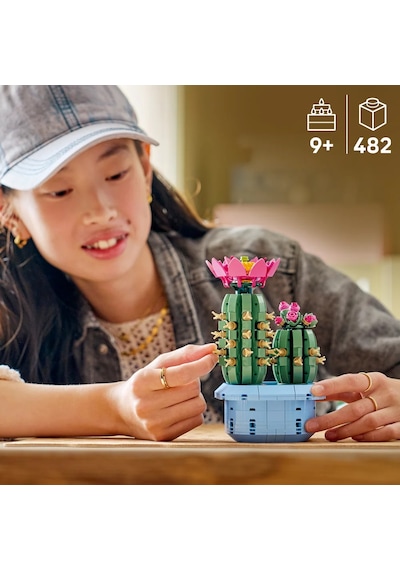 LEGO® Botanicals Çiçekli Kaktüs 11509 - 9 Yas ve Üzeri Çocuklar için 2 Kaktüs Içeren Yaratici Oyuncak Yapim Seti (482 Parça)