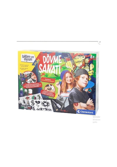 Clementoni Bilim Ve Oyun Dövme Sanatı 64329 Lisanslı Ürün