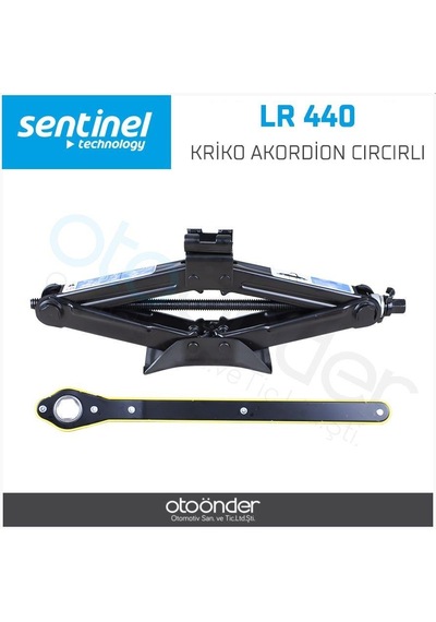 Sentinel Akordiyon Cırcırlı Kriko 1.5 Ton