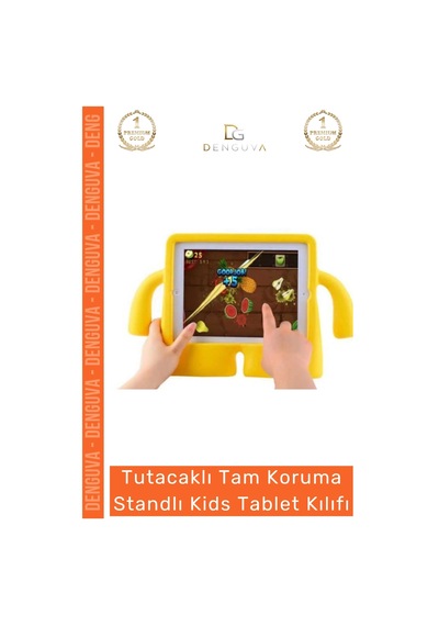 Tablettutucu Apple İpad 7 8 9 Nesil 10 2 Inç Yumuşak Dokulu Tutacaklı Darbe Tam Koruma Standlı Kids Diğer