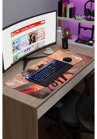 Apex Legends Kaymaz Dikişli Kauçuk Oyuncu Mousepad V2 - 90x40 Xxl Gaming Mouse Pad Fare Altlığı
