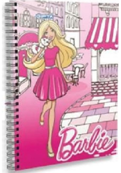 Barbie Not Defteri A6 Spiralli