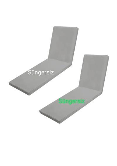 Süngersiz Akvaryum Koyu 2 Ad Şezlong Minderi Kılıfı 180 55 5 Cm Y